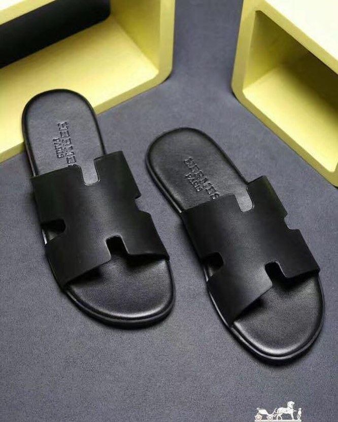 Luxury H-Style Flat Slide Sandals